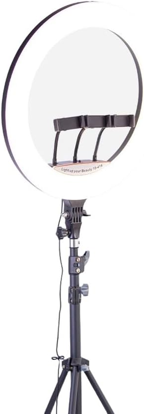 Green Lion GLR-18 LED Ring Light -White/Neutral/Warm Light -Stepless Dimming -Remote Control -Adjustable Tripod -360° Green Lion GLR-18 LED Ring Light -White/Neutral/Warm Light -Stepless Dimming -Remote Control -Adjustable Tripod -360°